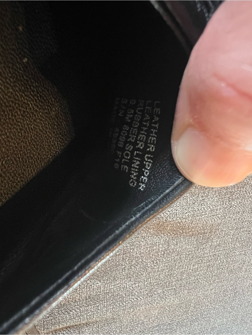Tory Burch Black Leather Logo Round-Toe Ballet Flats - Picture 4 of 4